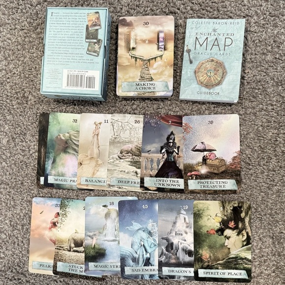 Enchanted Map Oracle Cards and Illuminated Tarot Set - Picture 2 of 4